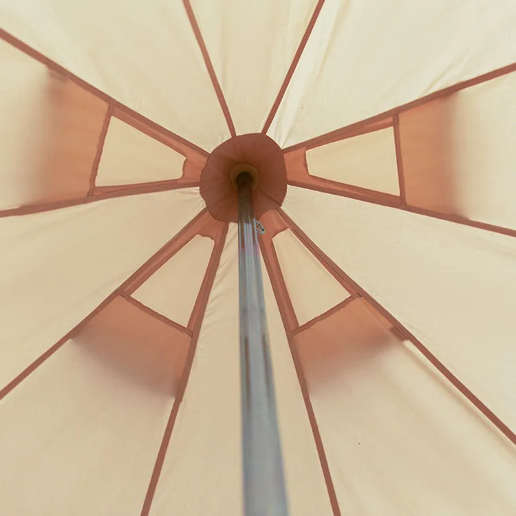 Outdoor Glamping Activities Luxury 6M Canvas Cotton Family Bell Tent Festival Party Wedding Safari Resort Bell Tent for sale