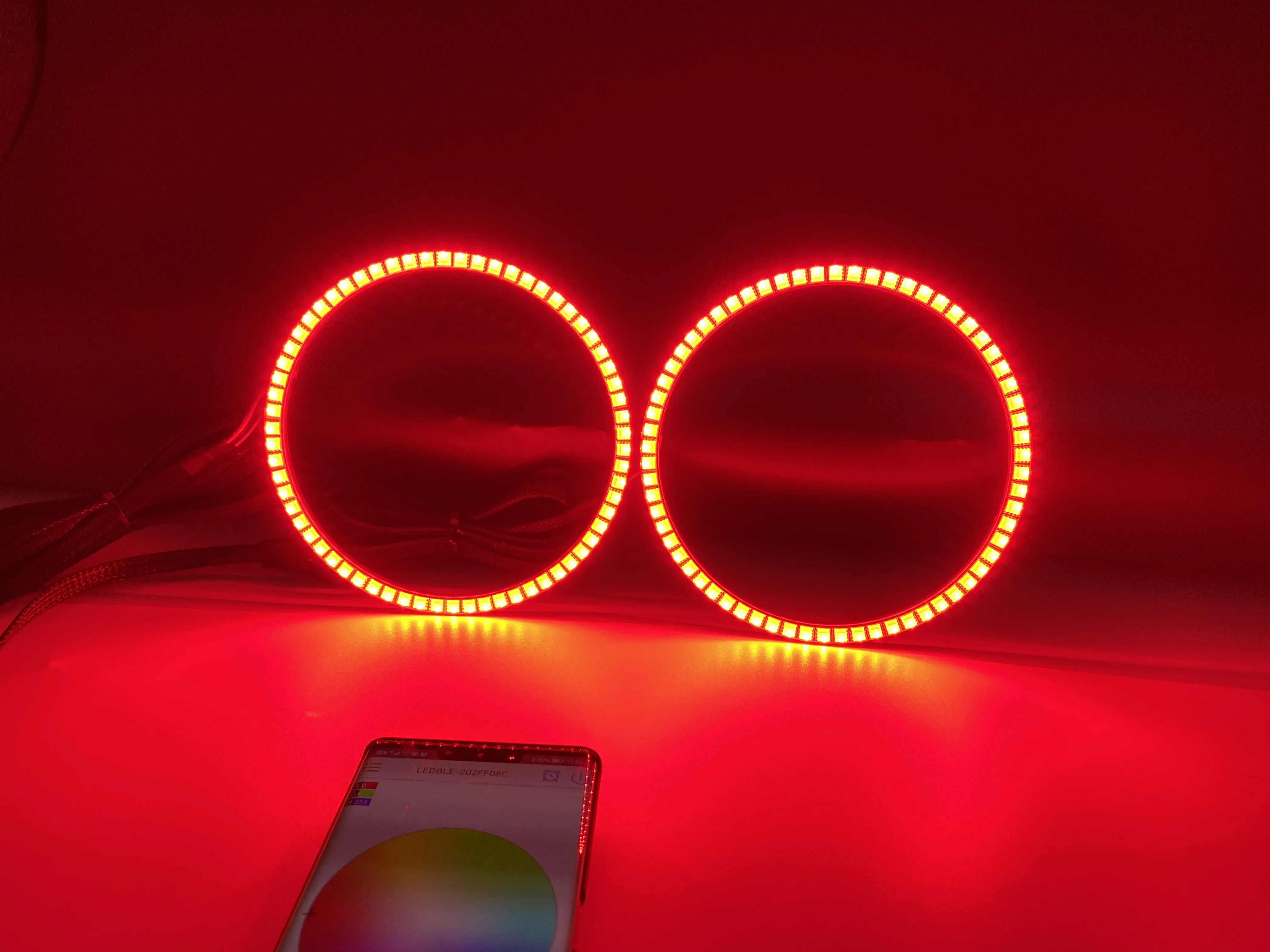 RGB 7 видов цветов Светодиодная лампа для ангела