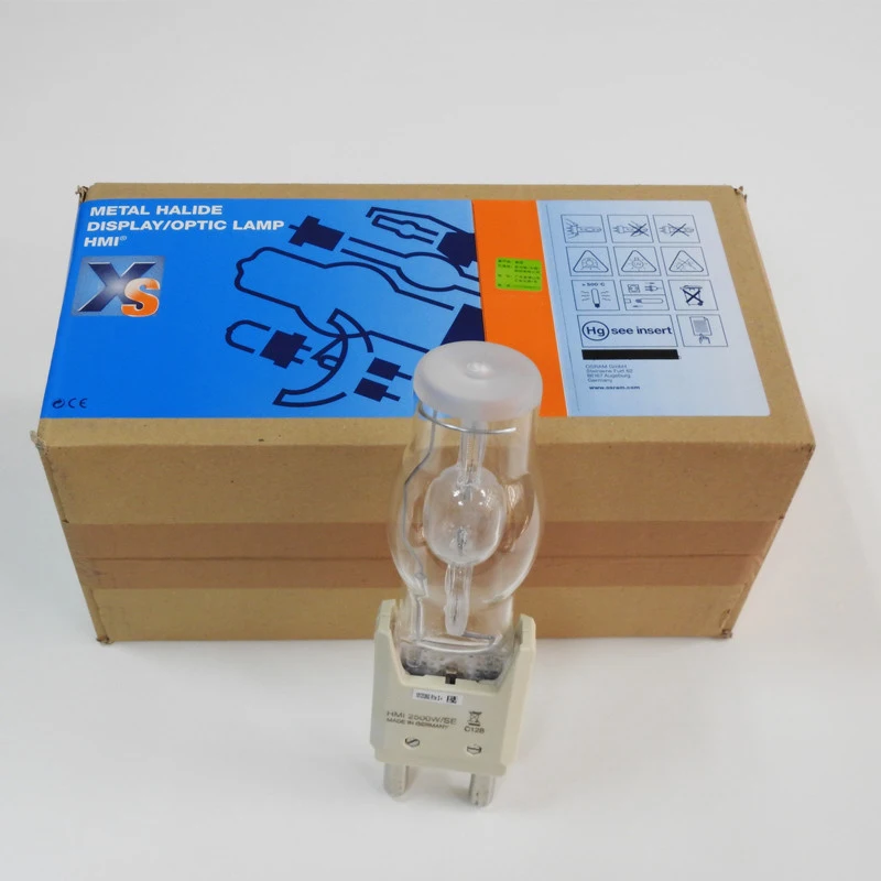 HMI 2500W/SE XS G38 Stage Chasing Light Metal Halide Display/Optic Lamp Bulb Arri Movie Dysprosium Lamp 54070-1