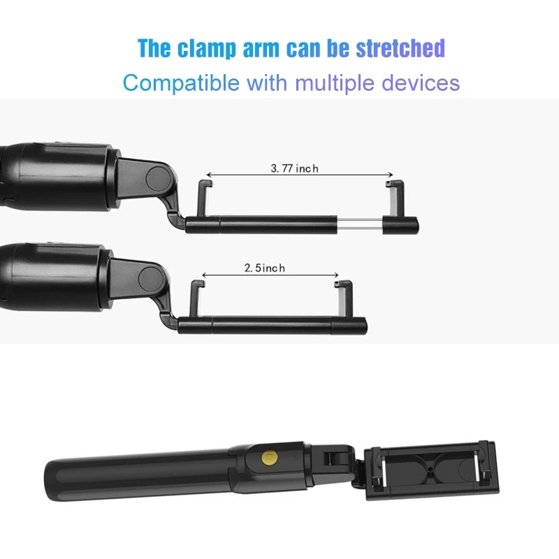 Foldable Handheld Mobile Phone Holders K07 BT Extendable Mini Monopod hotsell Tripod