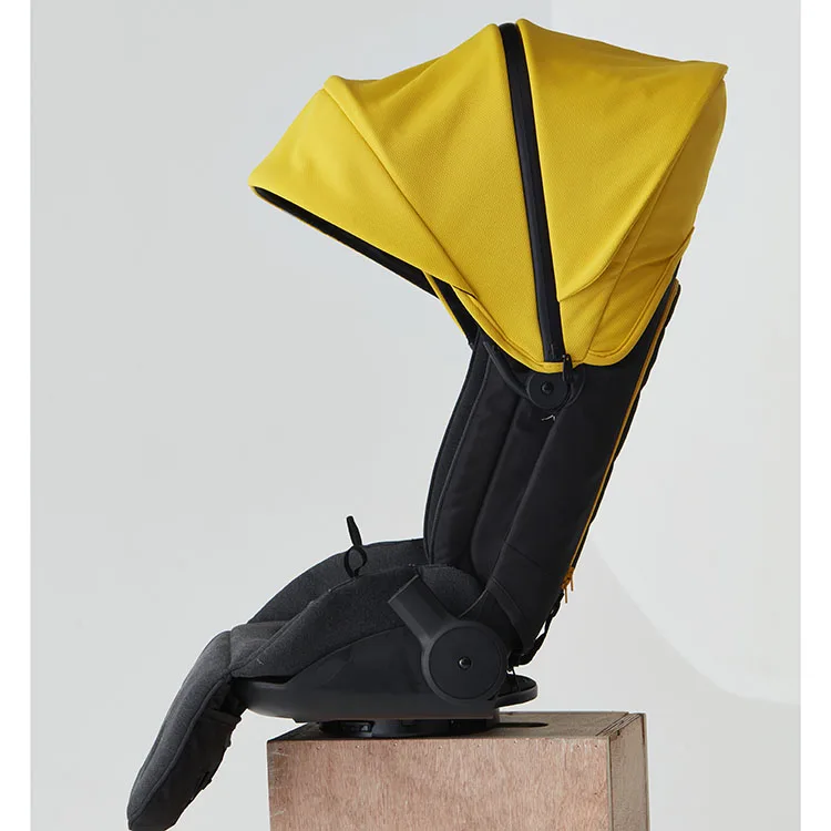 High-view Shock-absorbing custom aluminium foldable stair climbing push baby walkers