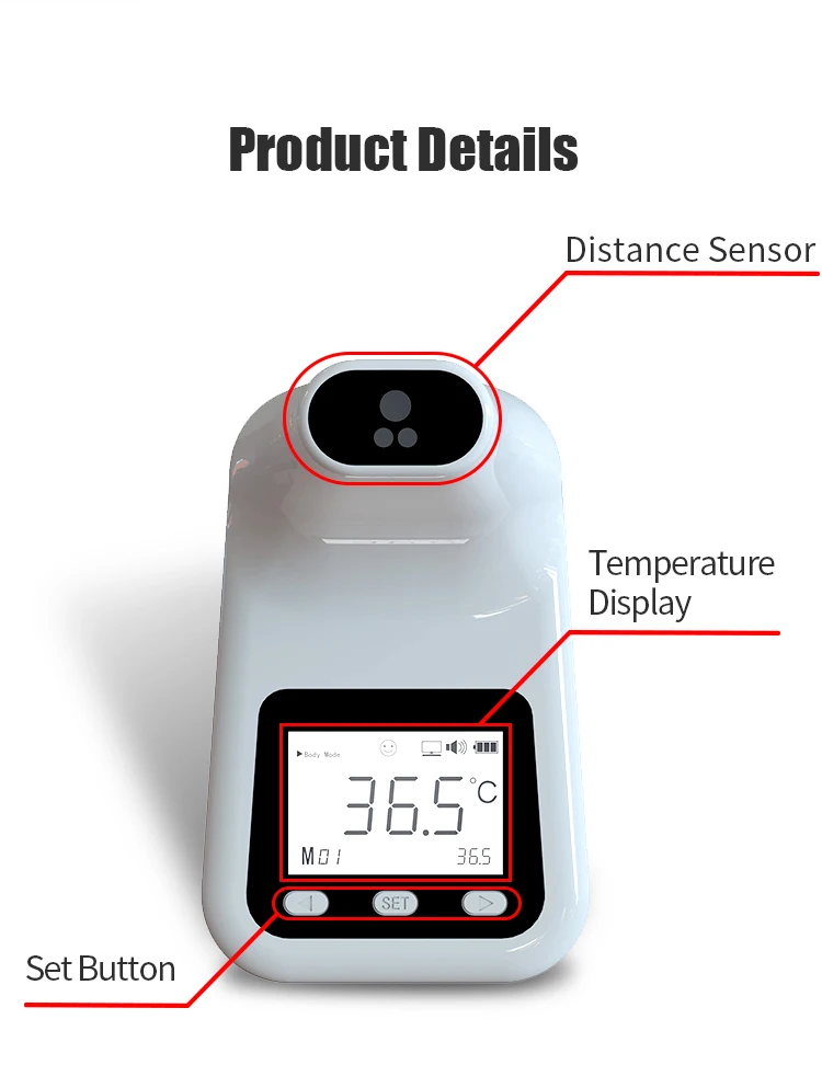  Настенный детектор температуры настенные бесконтактные термометры настенный термометр для тела