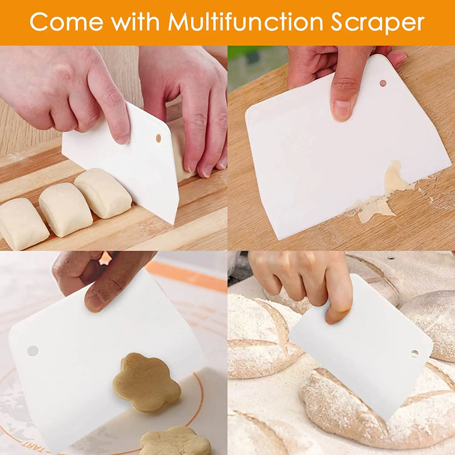 Wholesale 15 inch pizza stone set with pizza dough scraper high quality pizza baking stone.