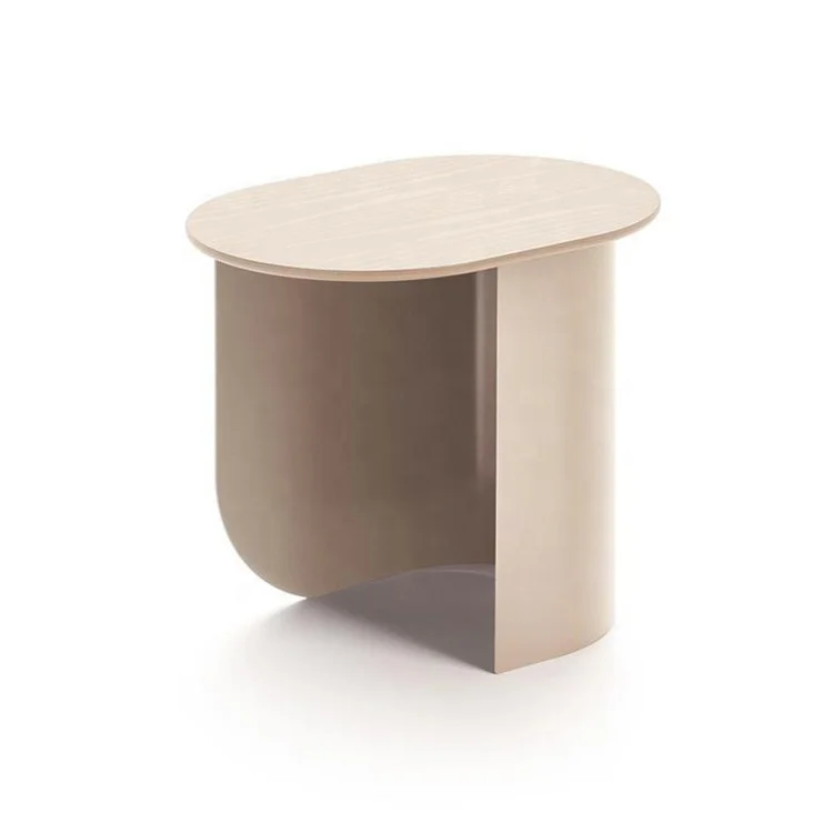 
Italy Design Quality Modern Iron Coffee Table Stylish Colorful Living Room Coffee Table European Luxury Small Oval End Table 