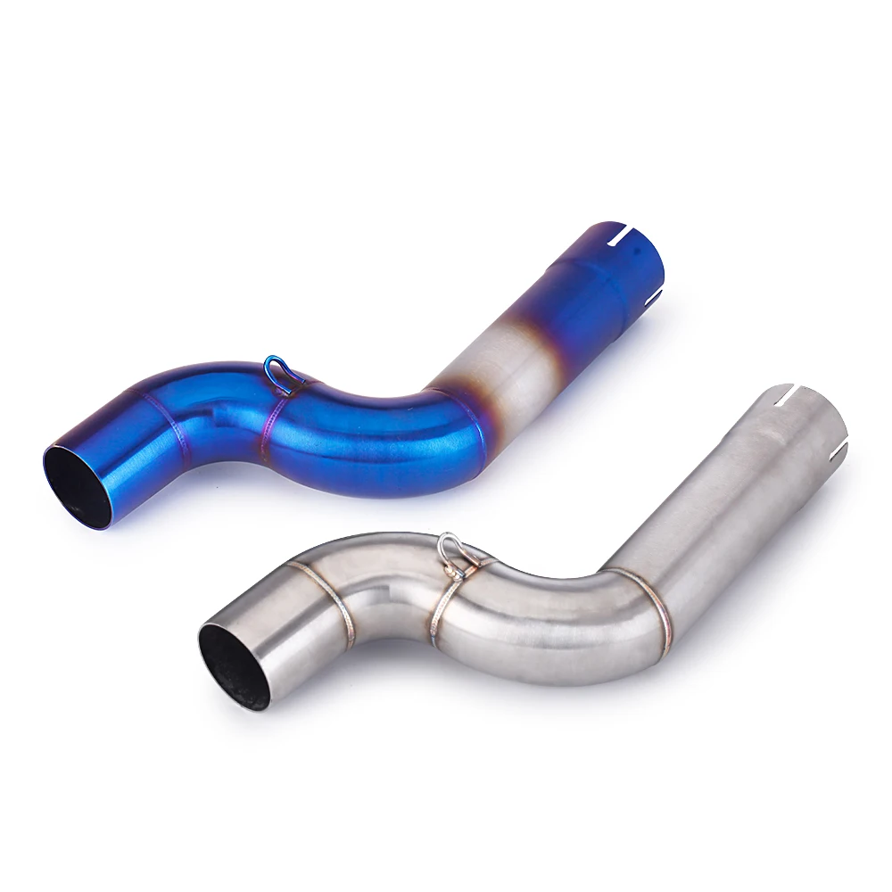 51mm Slip On For F900R F900XR 2020 2021 Motorcycle Exhaust Escape Modify 51mm Mid Link Pipe Catalyst Delete Eliminator Enhanced