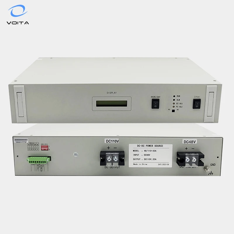 LCD Display 19 Inch converter 24V to 24V 48V 30A 40A 50A rack mount dc/dc converters