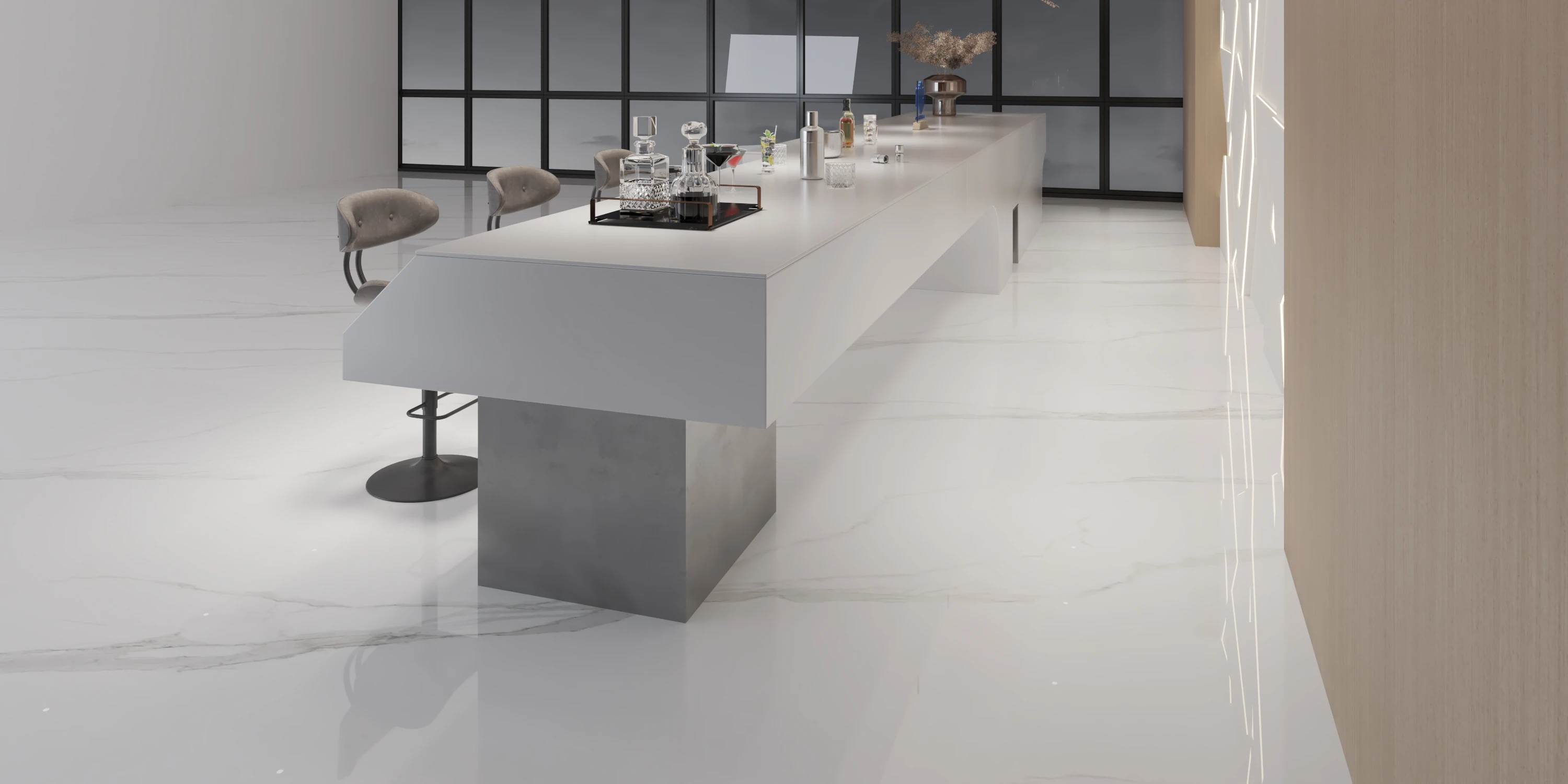 YHS restaurant kitchen kitchen tools gadgets product sliver design custom 5meter modern pendant appliances table kitchen island