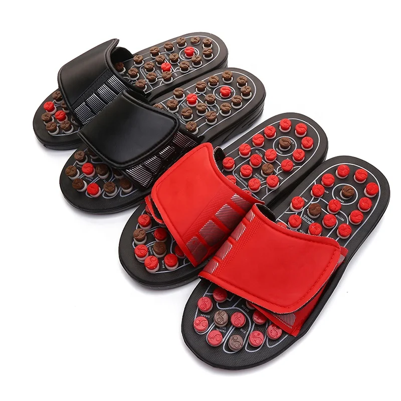 Foot Massage Therapy Activation Care Adjustable sandal Slippers Exercise Shoes