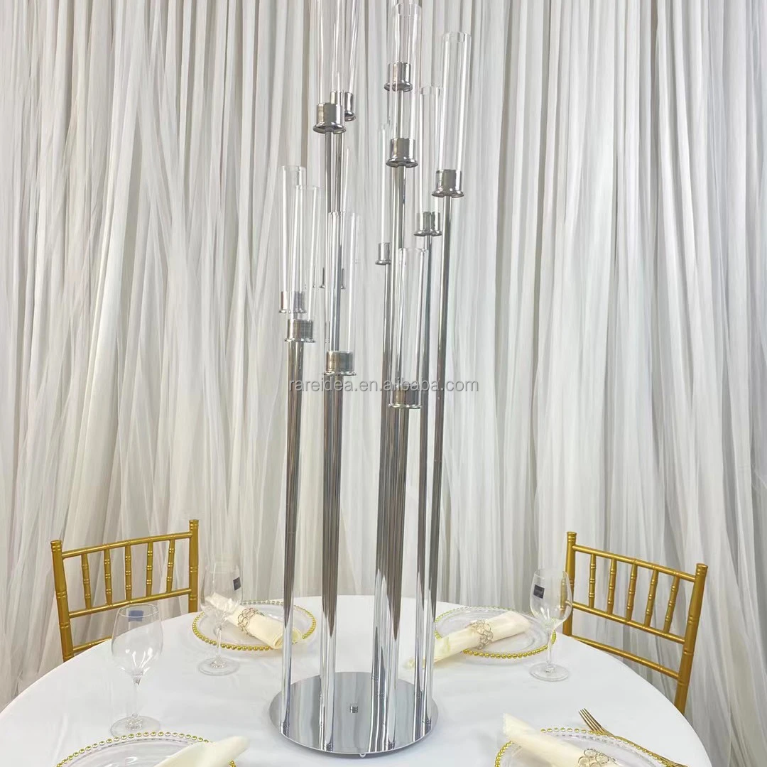 Wedding Centerpieces Table Decorations Silver Candelabra Centerpieces