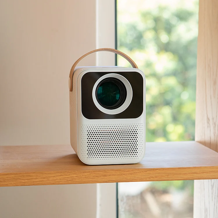 WOWOTO Latest Released Smart Android 9.0 MTK9255 1080P Full HD Projector 2.4G+5D WIFI BT Video Projector Home Theater