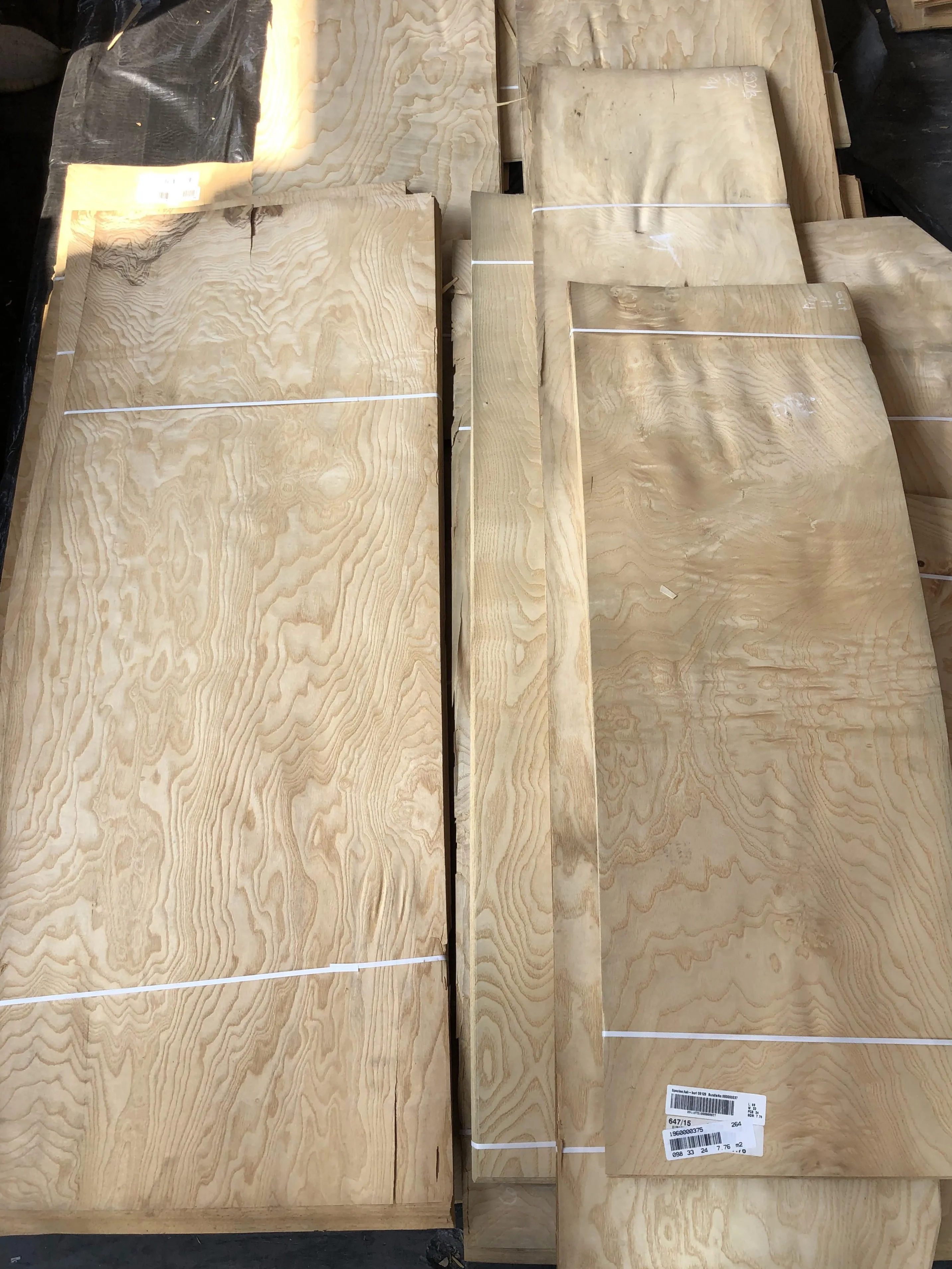 New Arrival Natural Ash Burl Veneers Sheet Veneer Wood AA Natural White Ash Burl Wood Veneers Flooring Furniture