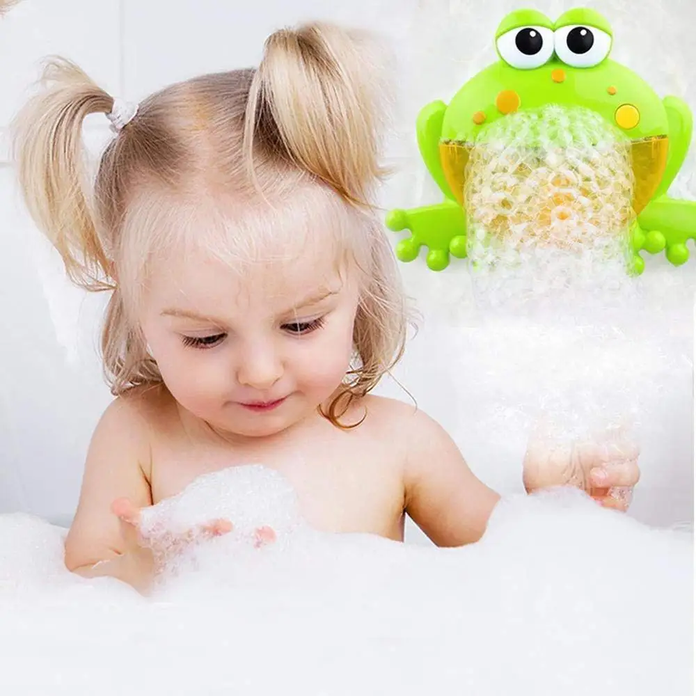 Bubble frog игрушки с музыкой детские для ванной Maker детской рифмой Ванна младенцев