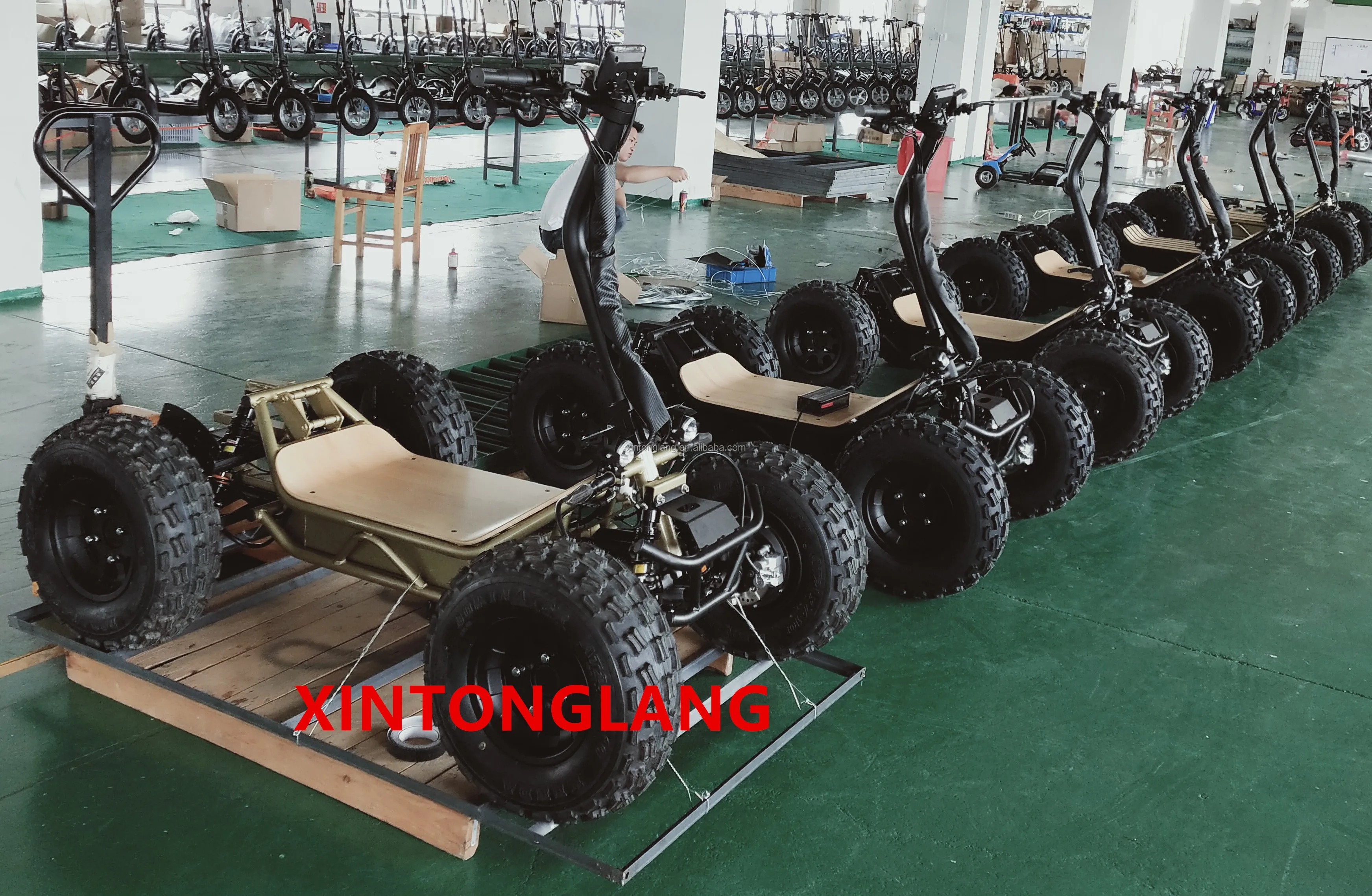 Hot sale high quality 4x1500w/60v 50ah four wheel off road atv scooter electric scooter with CE for adult