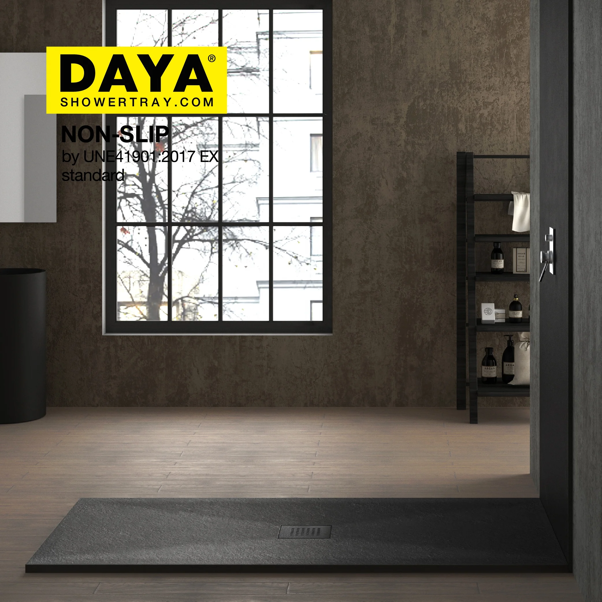 Shower room Solid Surface composite stone resin marble shower tray shower base