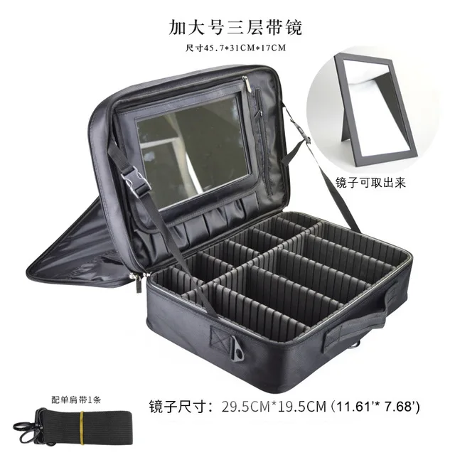 Professional Makeup Brush Bag Factory Sell Custom Travel Cosmetic Bag