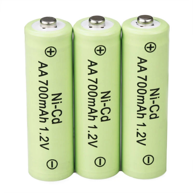 aa 700mah Rechargeable Batteries NiCd 1.2v Garden Solar Ni-Cd Light LED  battery