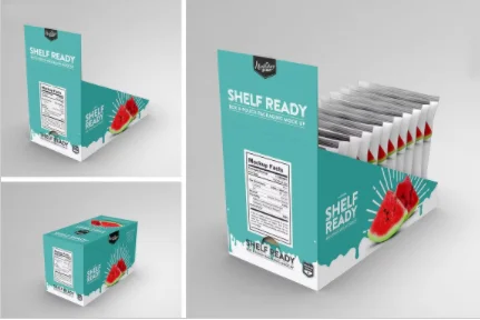 Holidaypac Custom Shelf Ready Tray Display Box For Retail SRT