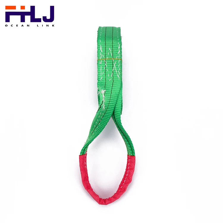 Wholesale 1 inch 1ton 100% Polyester Eye To Eye Flat Webbing Sling
