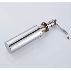 Luxury Hotel Stainless Steel Self Adhesive Hand Wash Soap Shampoo Dispenser Wall Mount For Soap Dispenser Liquid