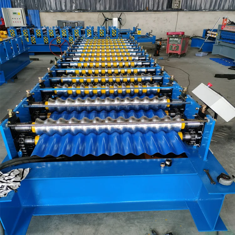 Corrugated tile metal roof making machine profile forming machine