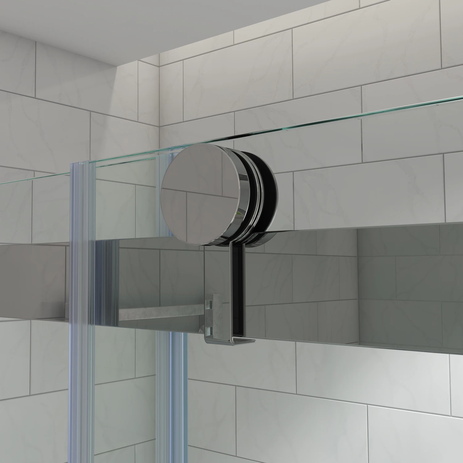 
Seawin Lifetime Warranty Luxury Frameless Bypass Sliding Tempered Glass Showers Doors 