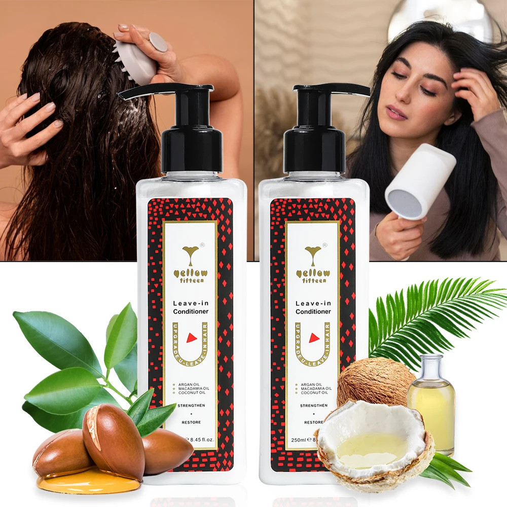 Private Label Avocado Hydrating Repair Thick Leave-In Cream For 4c Hair 250ML