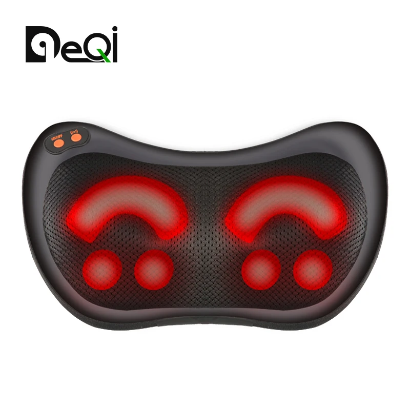 New Product idea 2024 Shiatsu infrared electric massage pillow with heat back and neck massager pillow body relax