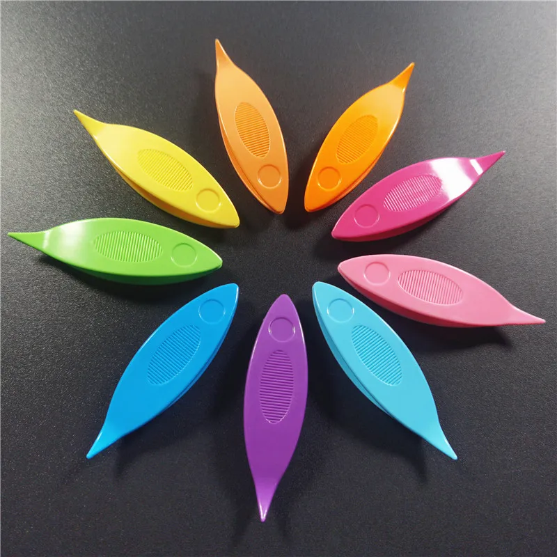 Plastic Waving Tatting Shuttles Colorful Shuttle Crochet Tool for Lace DIY Hand Lacemaking