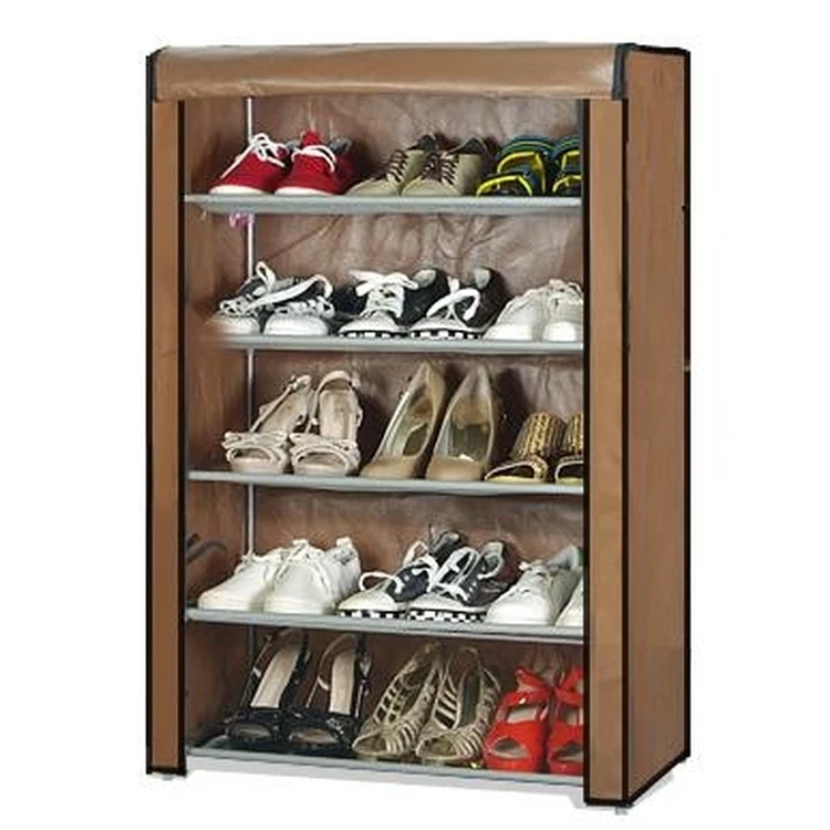 Five-Layer Large-Capacity Cabinet-Style Shoe Rack Design Household Shoe Rack For Sale