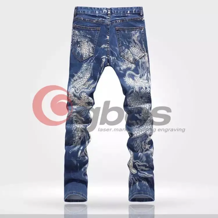 GBOS Jeans Laser Washing Machine Denim Dry Processing Machine Denim Jeans Laser Washing Engraving Marking Machine