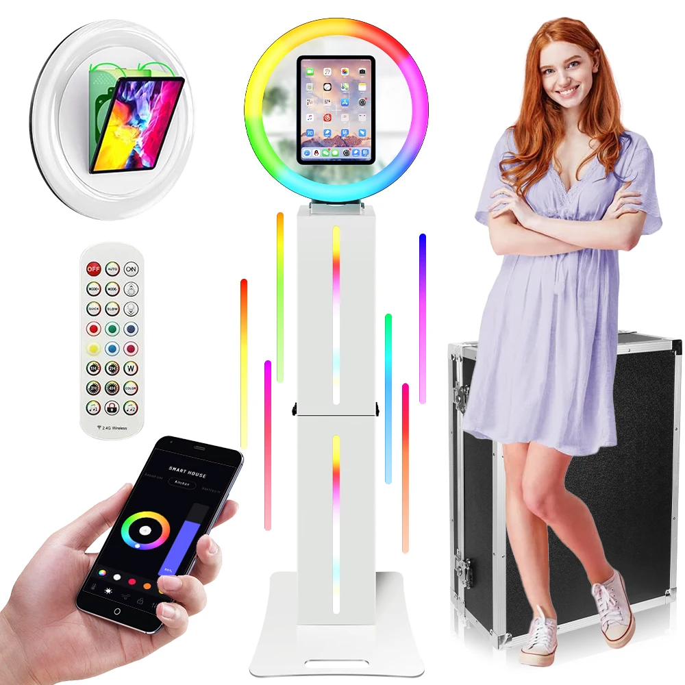 Portable Slow Motion Video booth Video Photo Booth Ipad Photobooth 360 Degree Rotating Camera Photo Booth Automatic Manual Spi