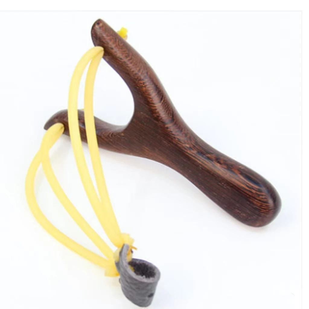 Professional slingshot, wooden slingshot, outdoor hunting game tool, slingshot