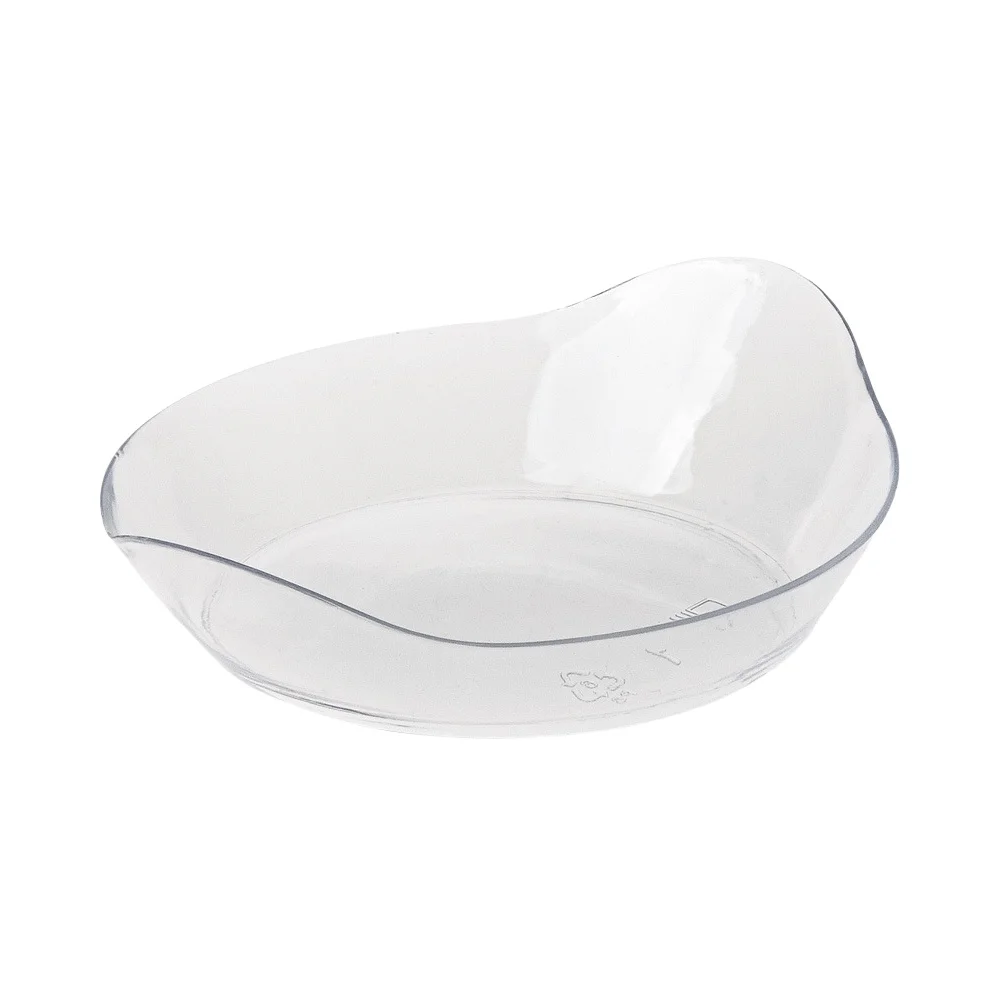 Wholesale Mini Dessert Plates Ice Cream Cups Appetizer Tray Clear Disposable Plates for Cakes Desserts Appetizers Snacks Tasting