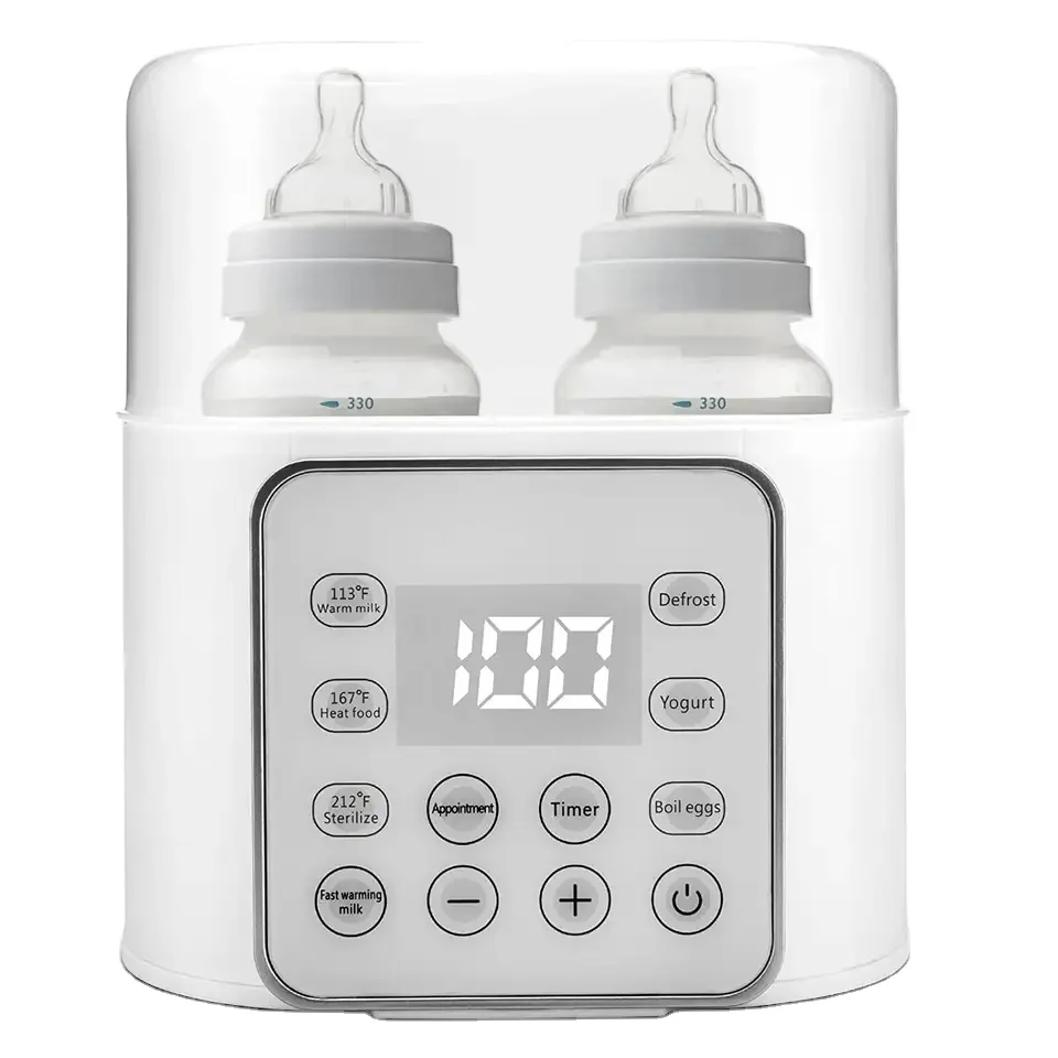 BPA Free PP Baby Breast milk Safe Efficient Baby Bottle Warmer with LCD Screen