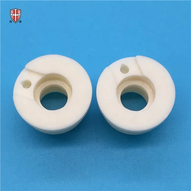 refractory customized alumina ceramic thread insulator eyelet guide