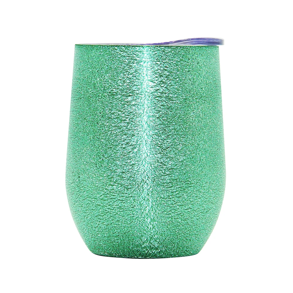 
12oz Wholesale Acrylic Thermal Metal Egg Insulated Wine Cups For Bottles Stainless Steel Wine Cu 