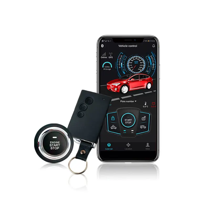 Intelligent Phone Application Control Car Push Button Start Remote Starter Ignition System with Bluetooth Control for Vehicle