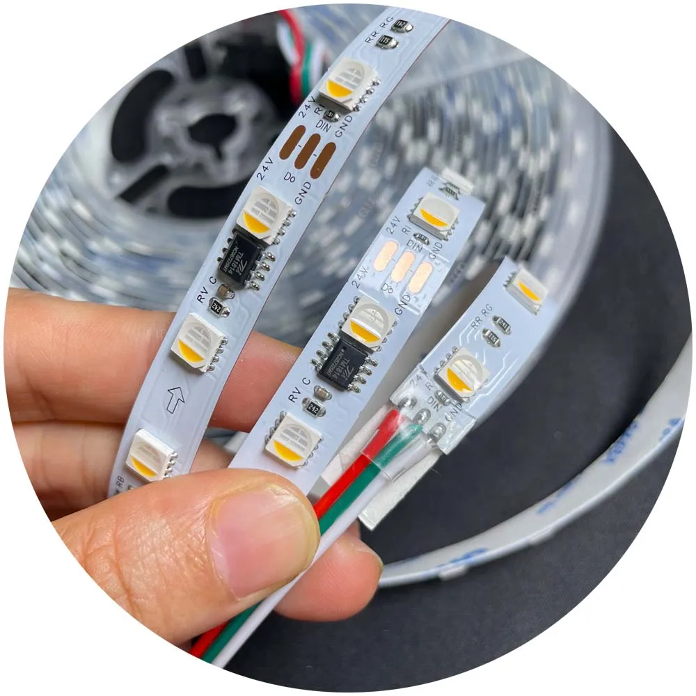 4 in 1 5 in 1 DC12V DC24V programming digital magic smd3535 smd3838 smd2835 5050 magic RGB RGBW RGBWW RGBCCT ic led strip