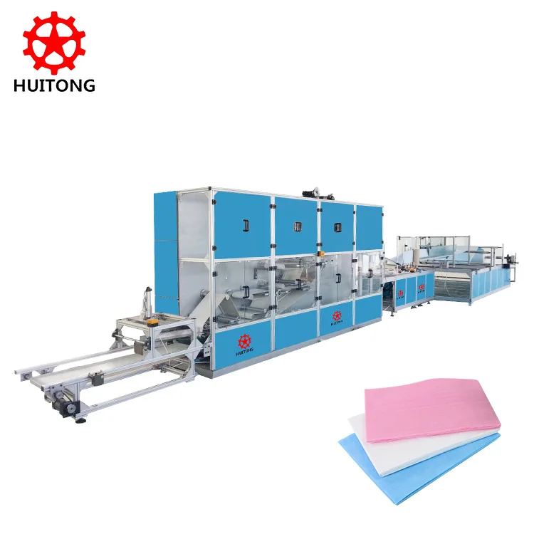 Fully automatic disposable non-woven medical bed sheet machine