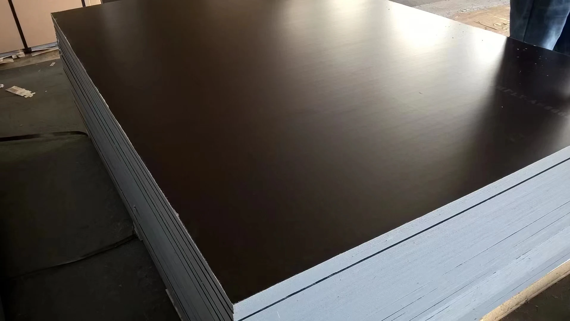 18mm Green PP Polypropylene Plastic Film Faced Plywood for Concrete Shuttering Formwork