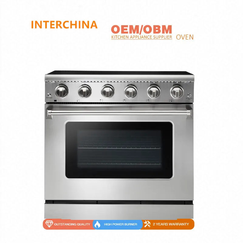 Gas High-end intelligent electric table top gas hotair Oven