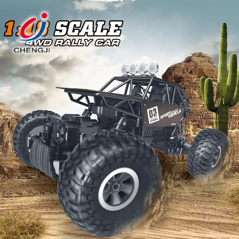 High speed 4WD off-Road climbing car toys rc alloy monster truck die cast cars 1/18