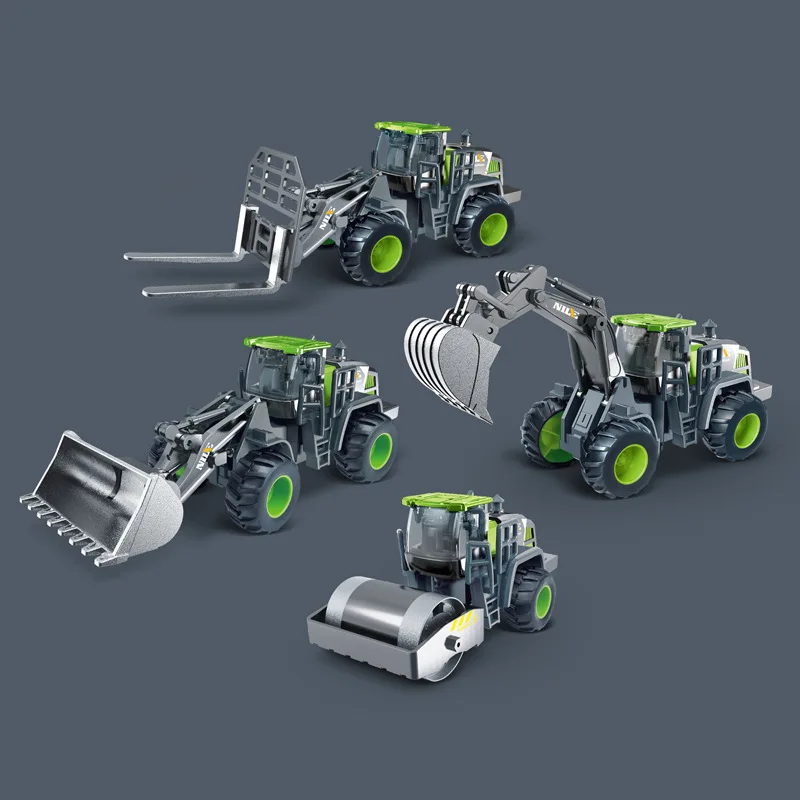 1 50 scale simulation alloy engineering car excavator die-casting toy model kids birthday gift metal toy car models