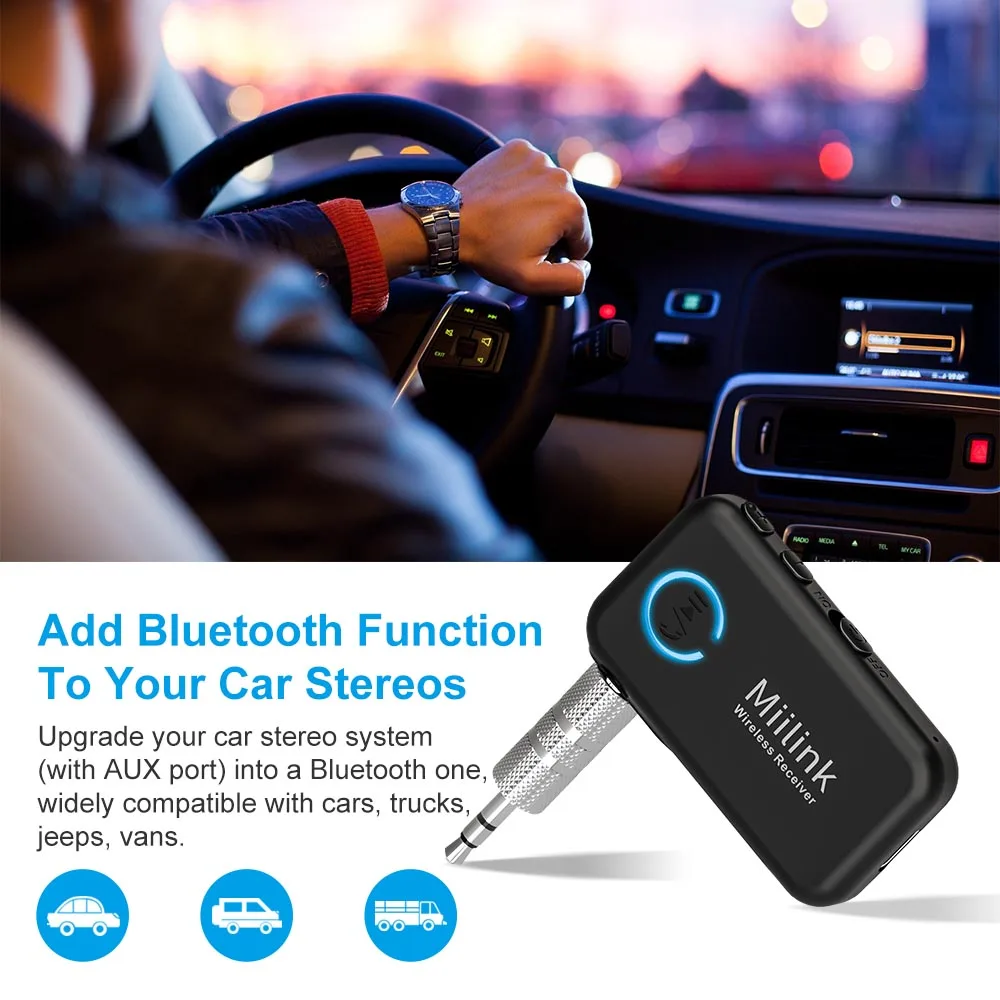  Мини беспроводной Bluetooth AUX-приемник 3 5 мм Автомобильный 0 аудио музыкальный ресивер адаптер приносит TSO оригинальный звуковой