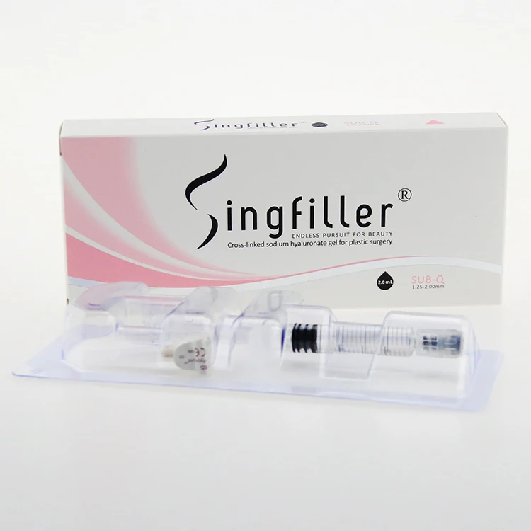 
MANUFACTURER CE injectable hyaluronic acid dermal filler to increase breast size (breast augmentation)1.25-2.0mm 1ml 
