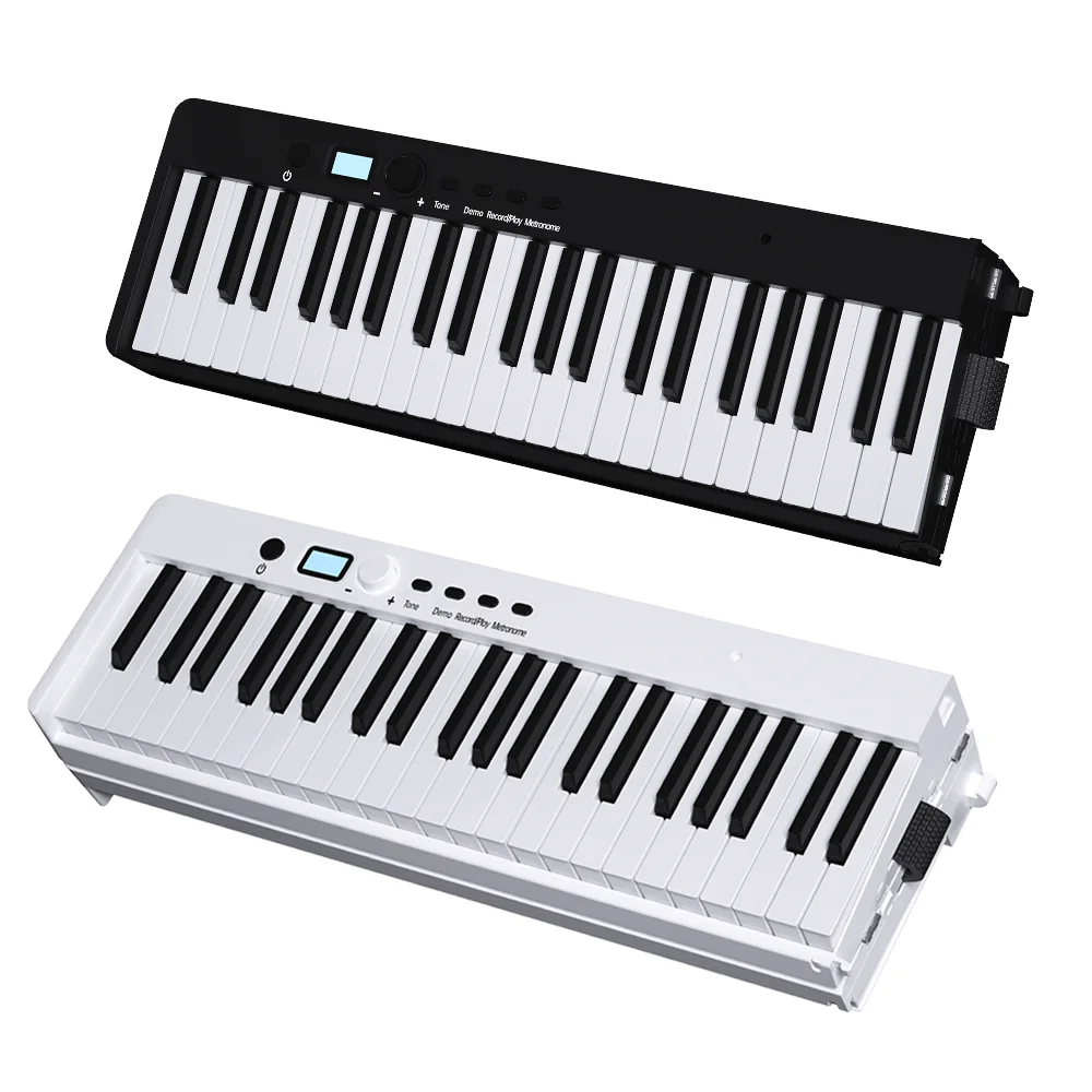BX-20 new foldable piano 88 keys upgrade portable piano midi piano for traveler musician easy to carry away and put in car