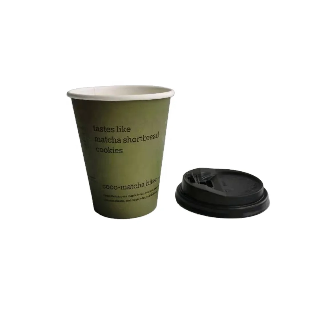 Factory price custom disposable 100% wooden paper cups china paper coffee cups biodegradable