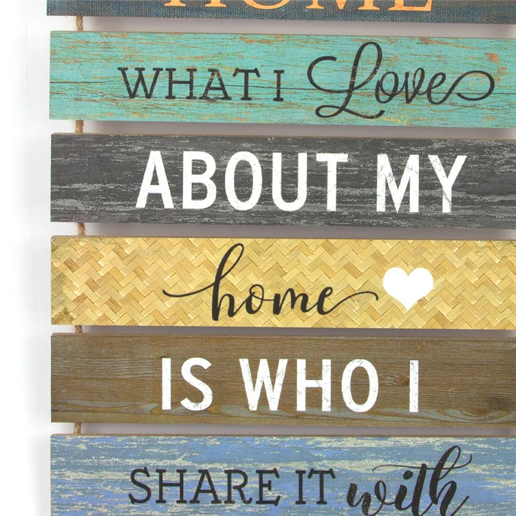 
poster picture frame mdf wood sign wall hanging wooden plaque for home decoration 