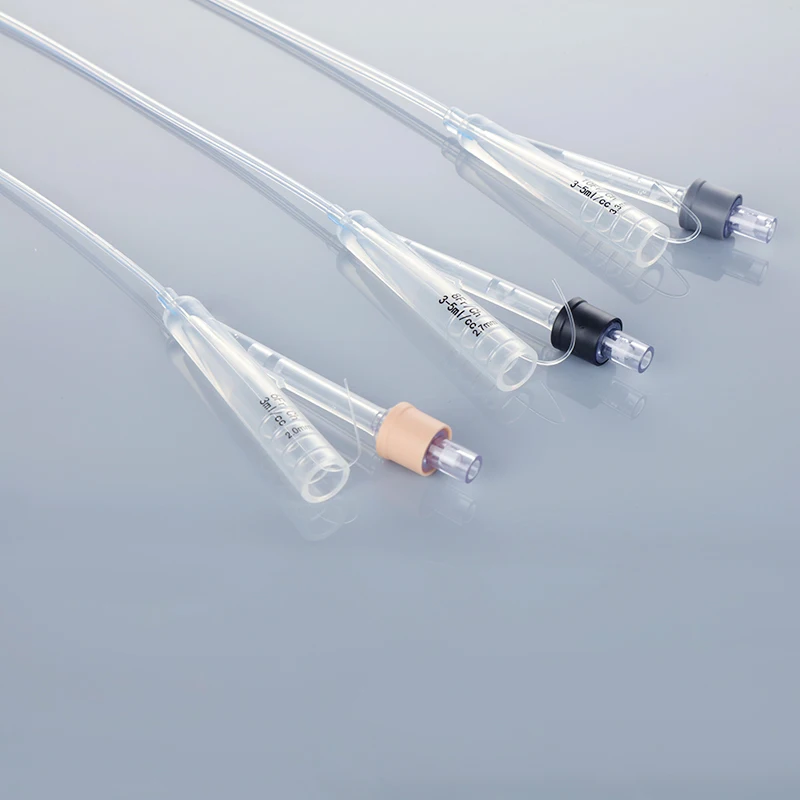 Hot Sale Disposable Urinary Catheter Teo Way Foley Balloon Catheter Kit Urine Catheter