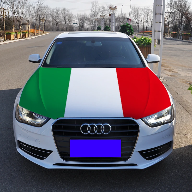 Wholesale High Quality Hot Sale Italy National Car Engine Hood Cover Flag